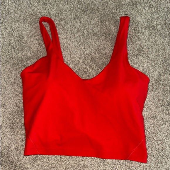 lululemon athletica Tops - lululemon athletica Red Tank Top